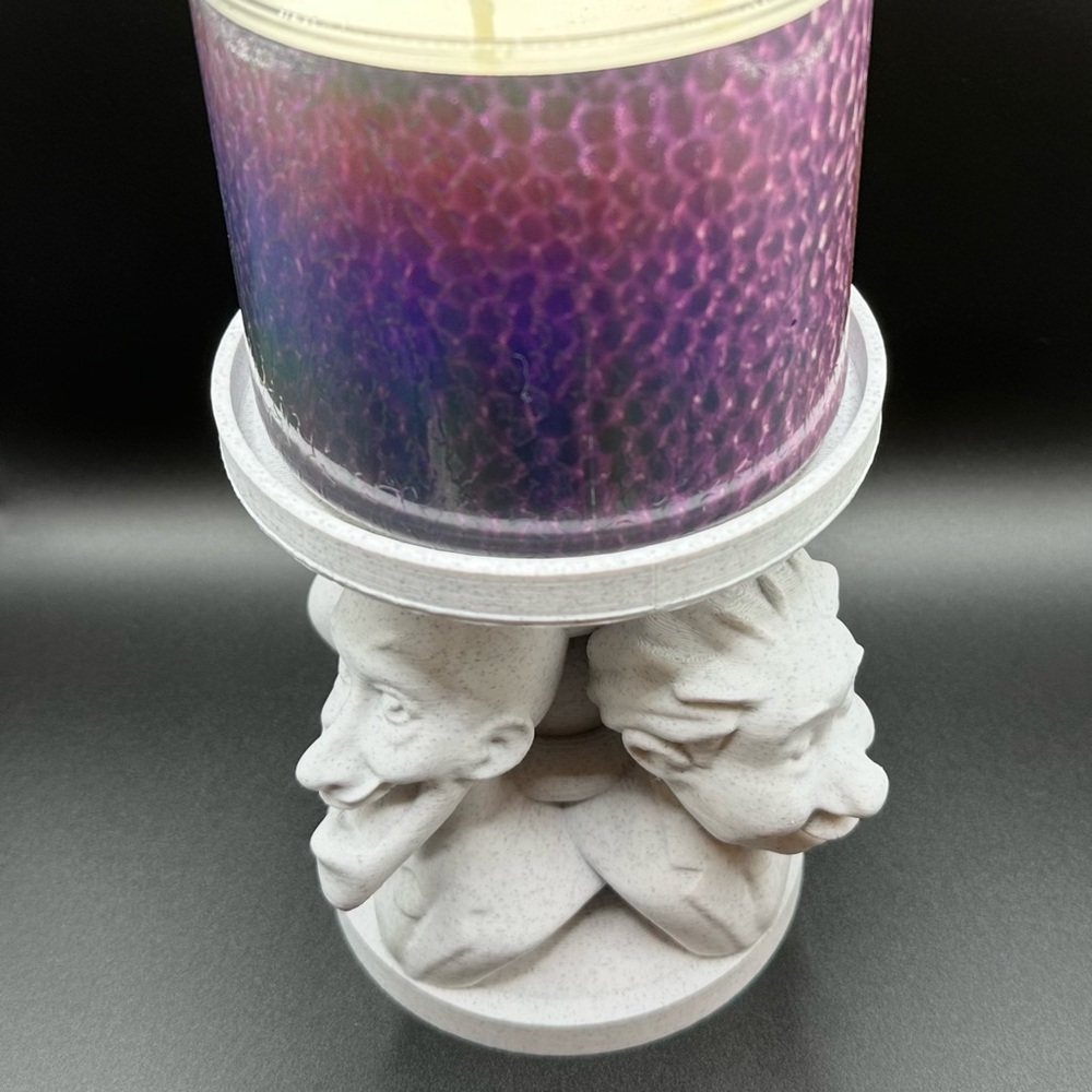 Disney Haunted Mansion Singing Busts 3 Wick Candle Holder - Picture 6 of 14